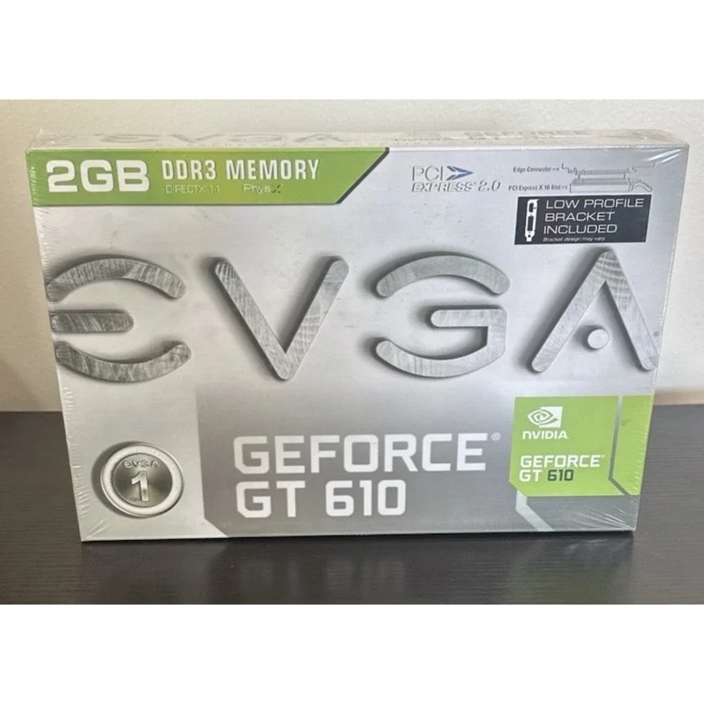 NEW Sealed EVGA Nvidia GeForce GT 610 (02GP32619KR) 2GB DDR3 DirectX 11